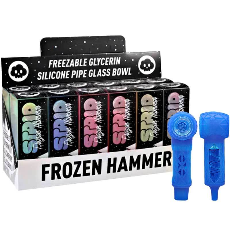Strio Frozen Hammer Silicone Handpipe | 4.5 inch product image